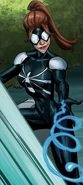 Spider-Girl fires her cryogenic webbing