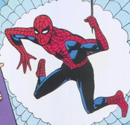 Peter's debut as Spider-Man