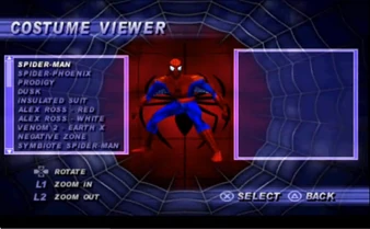 Spider-Man's classic costume in Spider-Man 2: Enter Electro