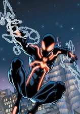 The red version of the Stealth Suit, worn by Peter Parker