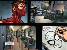 Peter decide diseñar un nuevo traje