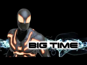 The "Big Time" costume in Spider-Man: Edge of Time