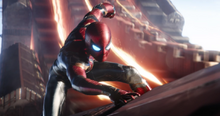 Iron Spider en la Nave-Q - Avengers Infinity War