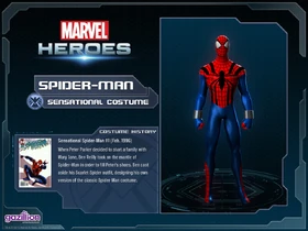 Sensational Spider-Man Costume in 2013's Marvel Heroes