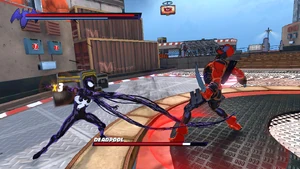 Ultimate Spider-Man vs. Ultimate Deadpool in Shattered Dimensions