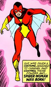 Spider woman debut