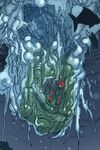 Otto and the Living Brain escape Spider Island's destruction.