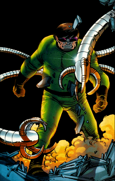 Dr. Octopus/ Doc Ock (dark green suit, long appendages)