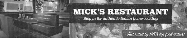 Daily Bugle 04 - Mick's Restaurant ad - MSM.jpg