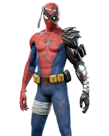 cyborg spider man toy