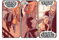 Peter's childhood comic