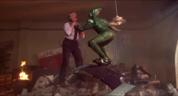 Green Goblin confronts 