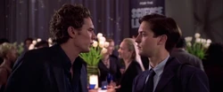 Peter and Harry at the party