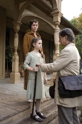 Arthur, Lucy (his daughter) and Constance Spiderwick (his wife)