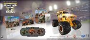 Original full banner on Amazon.com of the exclusive Grave Digger as well as the contents of the Collector's Edition version of Monster Jam Steel Titans