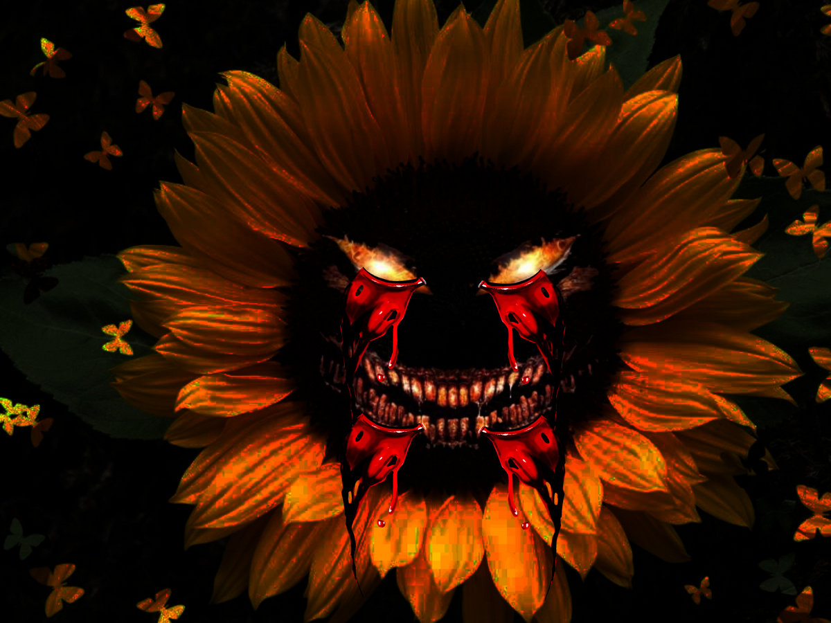 Flowey Undertale sunflower m Smiley , others transparent background PNG  clipart