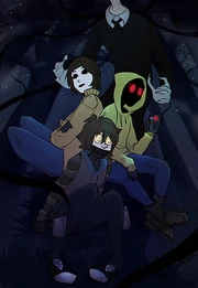 Creepypasta masky hoodie 2025 and ticci toby