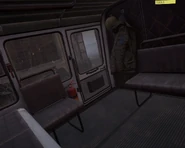 Interior view of the cabin