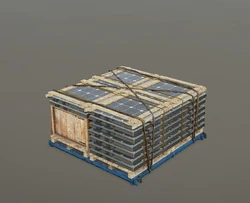 Cargo solar panels
