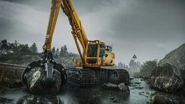 Tracked Heavy Grab Crane