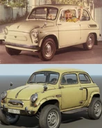 Comparison between Gor BY-4 and the ZAZ-965A "Zaporozhets".