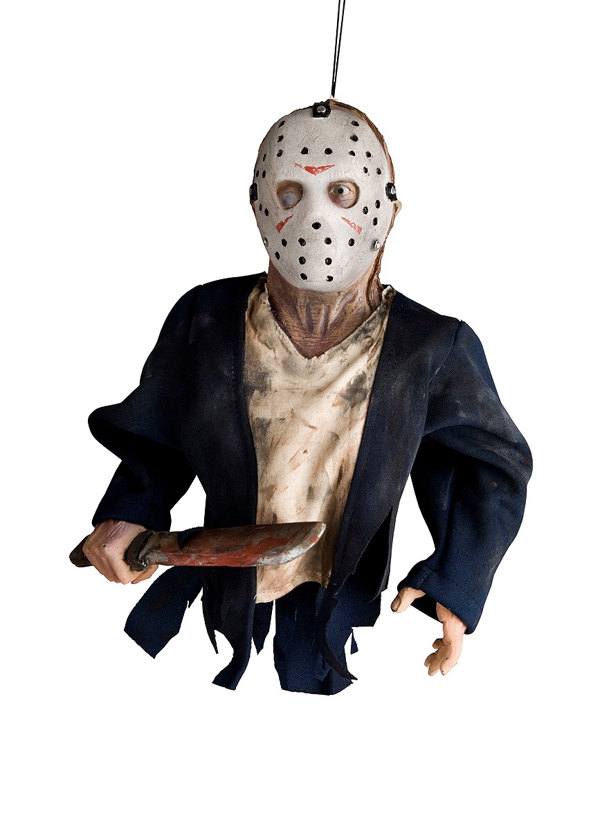 Spirit Halloween Jason Voorhees Animatronic Jason Voorhees Hanging Puppet Prop | Spirit Halloween Wikia | Fandom