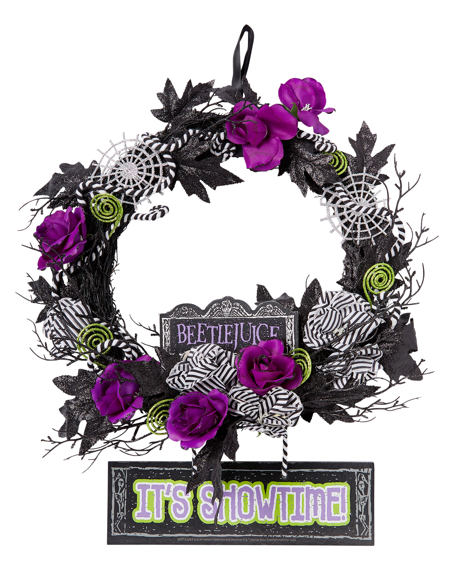 It's Showtime Wreath - Beetlejuice | Spirit Halloween Wikia