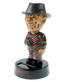 Freddy Krueger Solar-Powered Bobblehead | Spirit Halloween