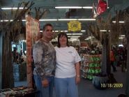 Customers posing in front of ISE