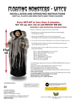 List of Setup Instructions | Spirit Halloween Wikia
