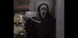 Standing 6 Foot Licensed Ghost Face Prop