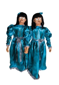 evil twins blue dress Evil Twins