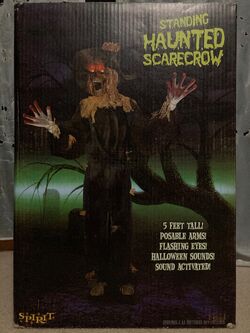 Standing Haunted Scarecrow | Spirit Halloween Wikia | Fandom