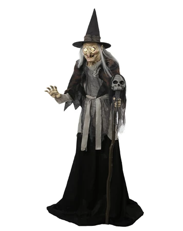 ジャンクジャーナル　ハロウィン　魔女　スカル Lunging Haggard Witch | Spirit Halloween Wikia | Fandom