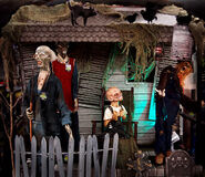 Setup in the American Gothic display