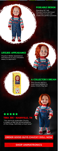 30 Inch Good Guys Chucky Doll - Child's Play 2 