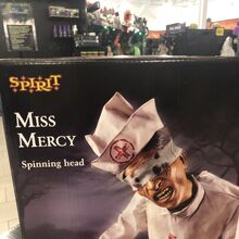 Miss Mercy Spirit Halloween Wikia Fandom She wanted to help her suffering, sick and dying patients ease their way into the great beyond until the twisted power of life over death took hold and drove miss mercy will always be watching over you with her turning head motion and moving body. miss mercy spirit halloween wikia