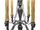 Hanging Gothic Skull Chandelier