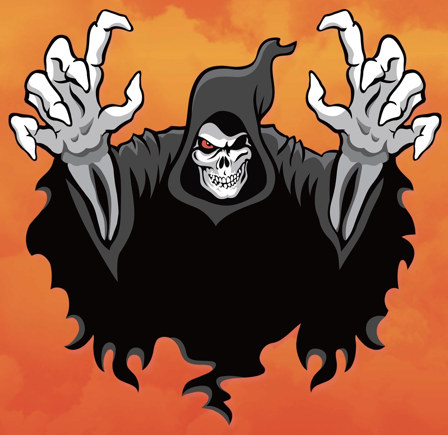 reaper death halloween gift shirt' Sticker