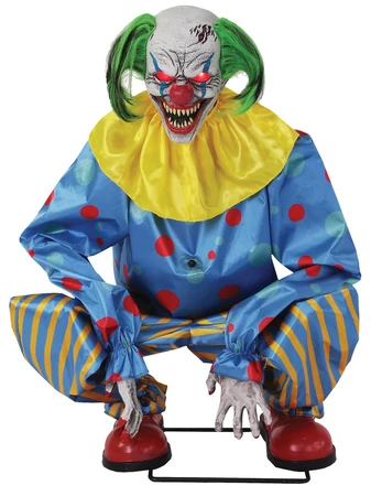 Crouching Clown (Blue) | Spirit Halloween Wikia | Fandom