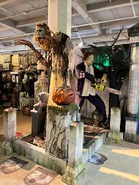 Setup in Mausoleum Row (smaller stores)