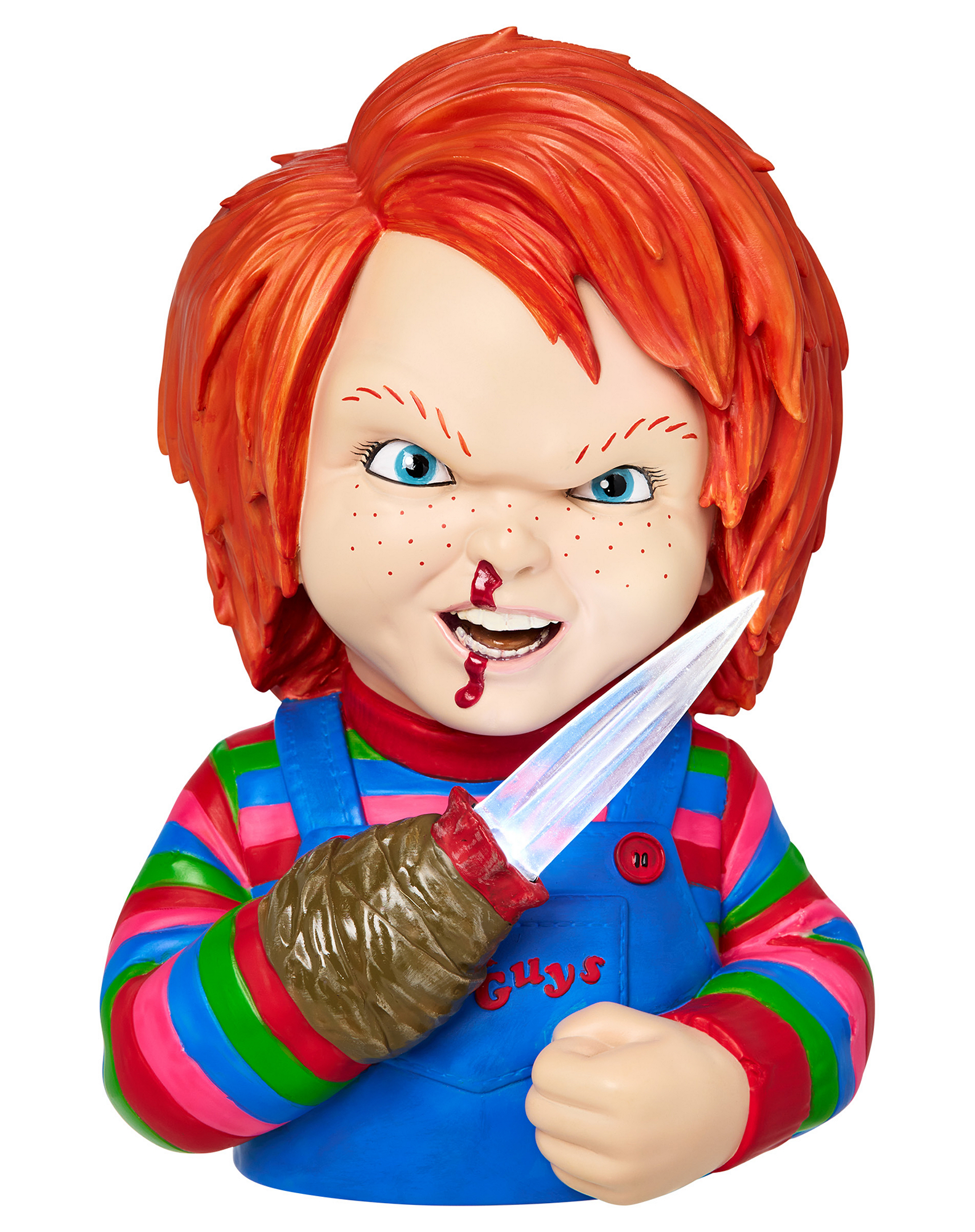 Chucky☆ʕ•ᴥ•ʔ Chucky Light-Up Bust Statue | Spirit Halloween Wikia | Fandom