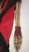 Close-up of the props arm
