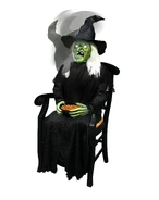 Sitting Scare Witch