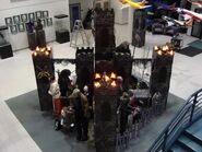 Setup in Southwest Airlines Headquarters lobby