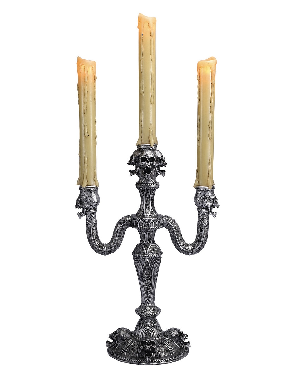 Gothic LED Candlestick Halloween Decoration 