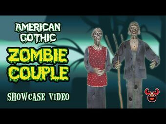 Zombie American Gothic Costume
