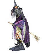 Life-Sized Rhoda Witch with Broom