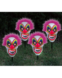 Creepy Lantern Pathway Markers - 3 Pack by Spirit Halloween 01523414