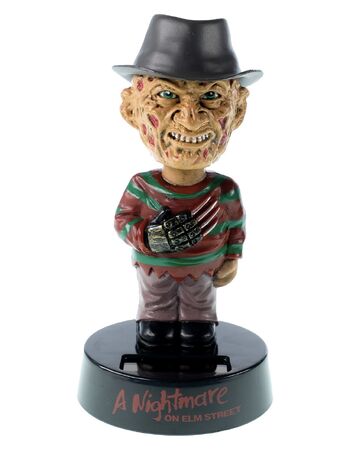 Freddy Krueger Solar-Powered Bobblehead | Spirit Halloween